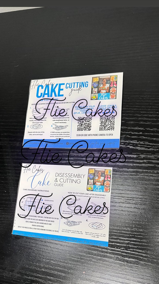Custom Cake Box Cards